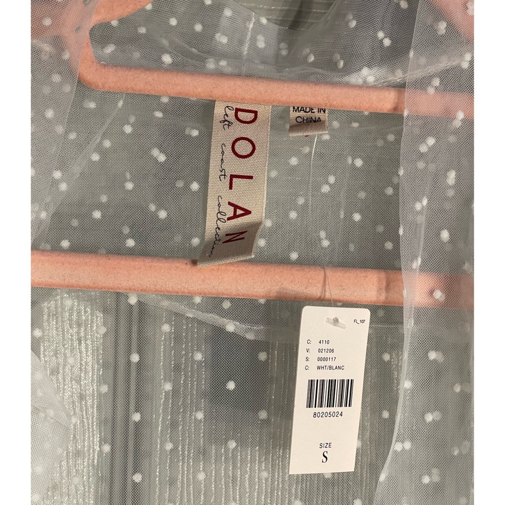 Anthropologie Dolan Sheer Tie-Neck Blouse NWT Size Small - Picture 12 of 15